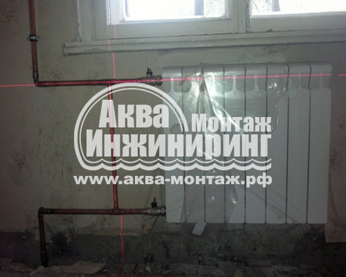 Замена, монтаж радиатора отопления в Волгограде
