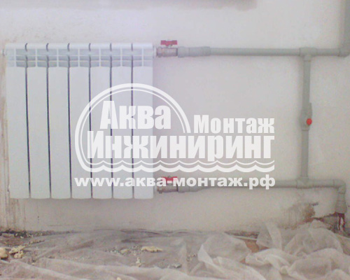 Замена, монтаж радиатора отопления в Волгограде